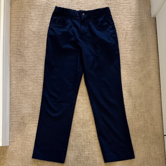 Puma Boys 5-Pocket Golf Pants - Navy - size large - Picture 1 of 4